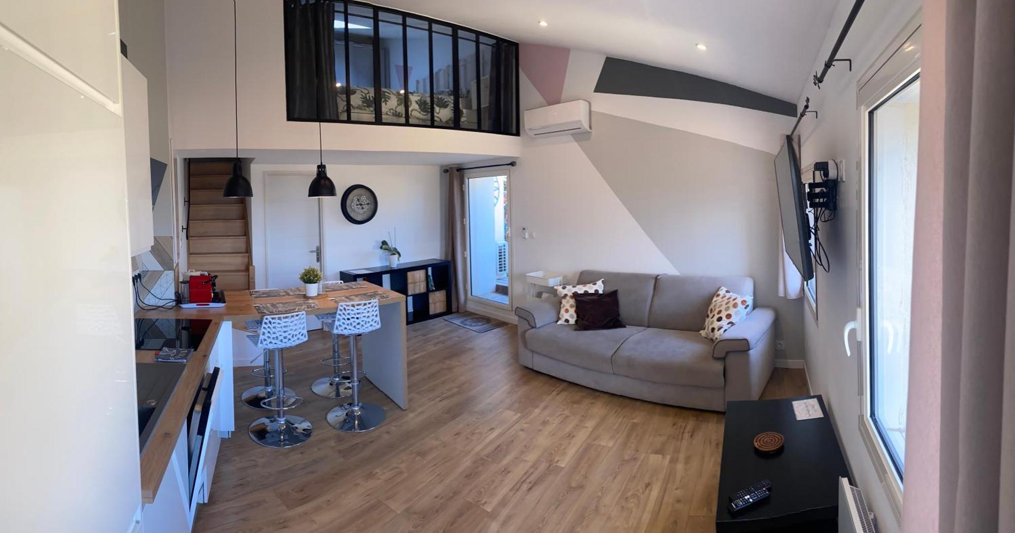 Spacieux Duplex, Vue Mer Et Belle Terrasse Hyères Kültér fotó